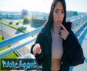 Public Agent Brunette with a beautiful bubble butt fucking a big fat cock from megan krista onlyfans