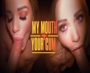 My mouth + Your Cum = (Leave the answer in the comments) l MIA MALKOVA from bdx prova vido com