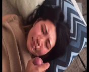 【Pov】Secretly inserting a big cock into my gf during her nap. Cum on face. from my porn nap meess lina