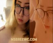 TIT SUCKING AND FINGER PLEASURE - @MSBREEWC from hard bbc wife