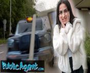Public Agent petite British Brunette Sucks and Fucks after Nearly Getting Run Over by a Runaway Taxi from www xxx com american officer rape his friends mom sex pictur