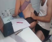 My Stepmother Gives Me Oral Sex While Studying from bhog studio