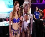 Naked News interviews Adult Stars at X3 from brazzers all