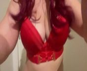 Redhead with Extremely Bouncy Big Natural Tits - Slowmotion Boobs video from mama banje sexy video