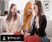 MOMMY'S GIRL - MILF Lauren Phillips Fingers Teens Lily Larimar & Her Bestie While Making A Puzzle from afrika m