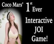 Choose Your Own JOI [Pause - Wheel Game] ft. Coco Mars! from tamil in bra auntey photos